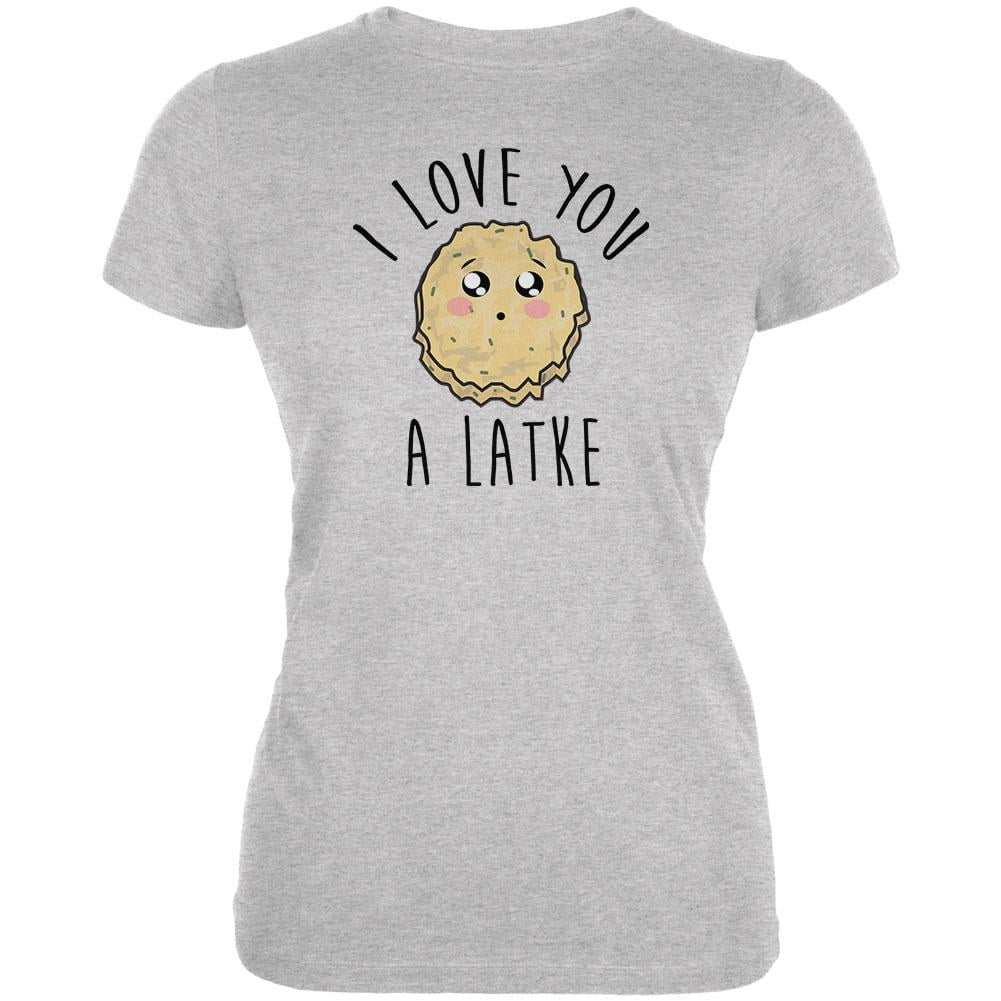 T-shirt Bébé "J'aime Hanoukka" - Motif Latke Multicolore - Taille Tout-petit - Polyester