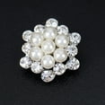 thumbnail image 4 of Xinyolin Brooch Pin Alloy Crystal Flower, Wedding Jewelry Accessory, 4 of 7