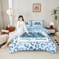 thumbnail image 4 of Homewish Xmas Glitter Tree 2pcs Bedding Comforter Set for Female Men,Merry Christmas Twin Comforter Sets,Leopard Cheetah Print Breathable Bedding Set,Luxury Bedroom Decor, 4 of 8