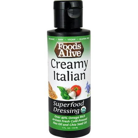 Foods Alive Superfood Dressing Creamy Italian -- 4 fl oz pack of