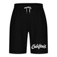 thumbnail image 5 of Mens Casual Shorts Lace-Up Elástico Cintura Bolsillo Ejercicio Fitness Hogar Pantalones de Media Longitud para Diario, 5 of 5