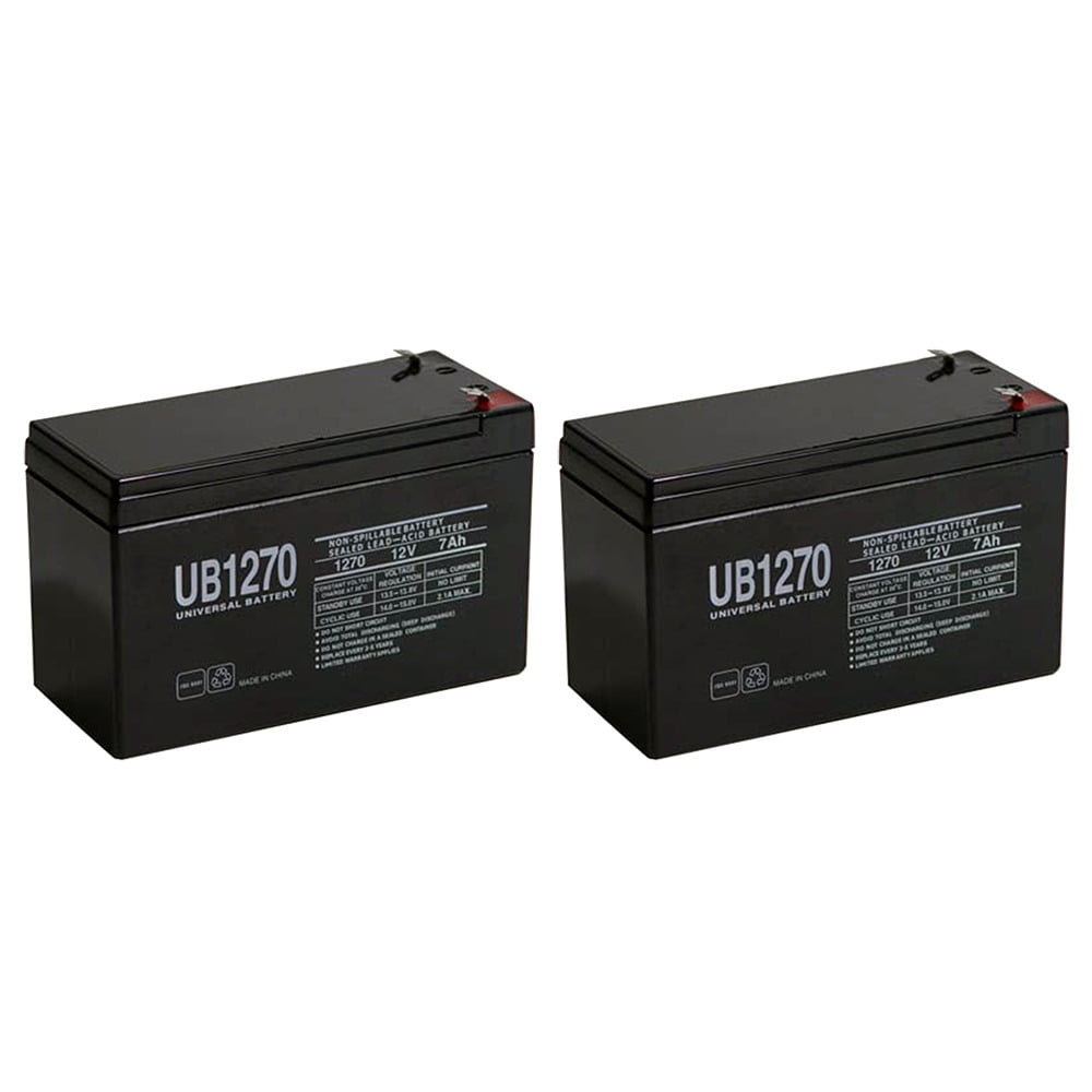 TWO x ULTRAMAX 12V 7AH BATTERIES for RAZOR E200 & E200s & E300 & E325 SCOOTER 