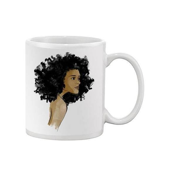 Beautiful Afro Woman Mug - Image by Shutterstock,