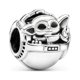 thumbnail image 1 of HEROCROSS Disney Star Wars Mandalorian Casco Charm Fit Pandora Pulsera 925 Joyería de Plata Esterlina, 1 of 4
