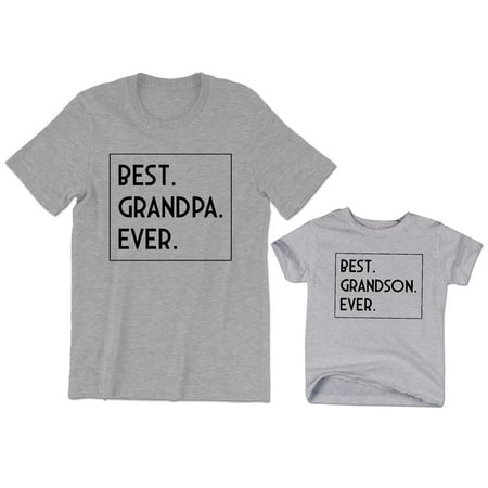 

Best Grandpa Ever Men s T-Shirt Best Grandson Ever Kids Toddler Shirt Youth Baby