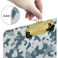 thumbnail image 4 of Coolnut Camouflage Clipboard, Acrylic Standard A4 Letter Size Clip Board with Low Profile Clip for Office, Classroom, Doctor, Nurse and Teacher, 12.5"x9", 4 of 7