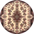 thumbnail image 1 of Ahgly Company Machine Washable Indoor Round Traditional Brown Area Rugs, 4' Round, 1 of 7