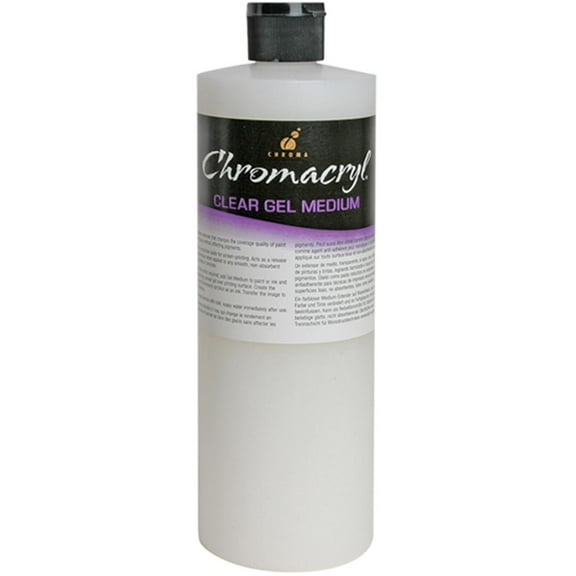 Chromacryl Clear Gel Medium - 16 oz  bottle