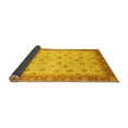 thumbnail image 2 of Ahgly Company Indoor Square Abstract Yellow Modern Area Rugs, 5' Square, 2 of 4