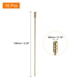 thumbnail image 2 of Uxcell 10Pcs Stainless Steel Cocktail Toothpicks, 4.25 Inch Metal Cocktail Picks Fruit Sticks, Gold Cylinder, 2 of 5