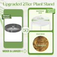 thumbnail image 4 of Metal & Wood Plant Stand Indoor & Outdoor Multi Levels lbs Capacity, 4 of 7