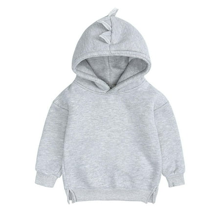 

Leutsin Spring Kids Hoodies Dino Baby Boys Girls Hoody Older Children Pullover Outerwear