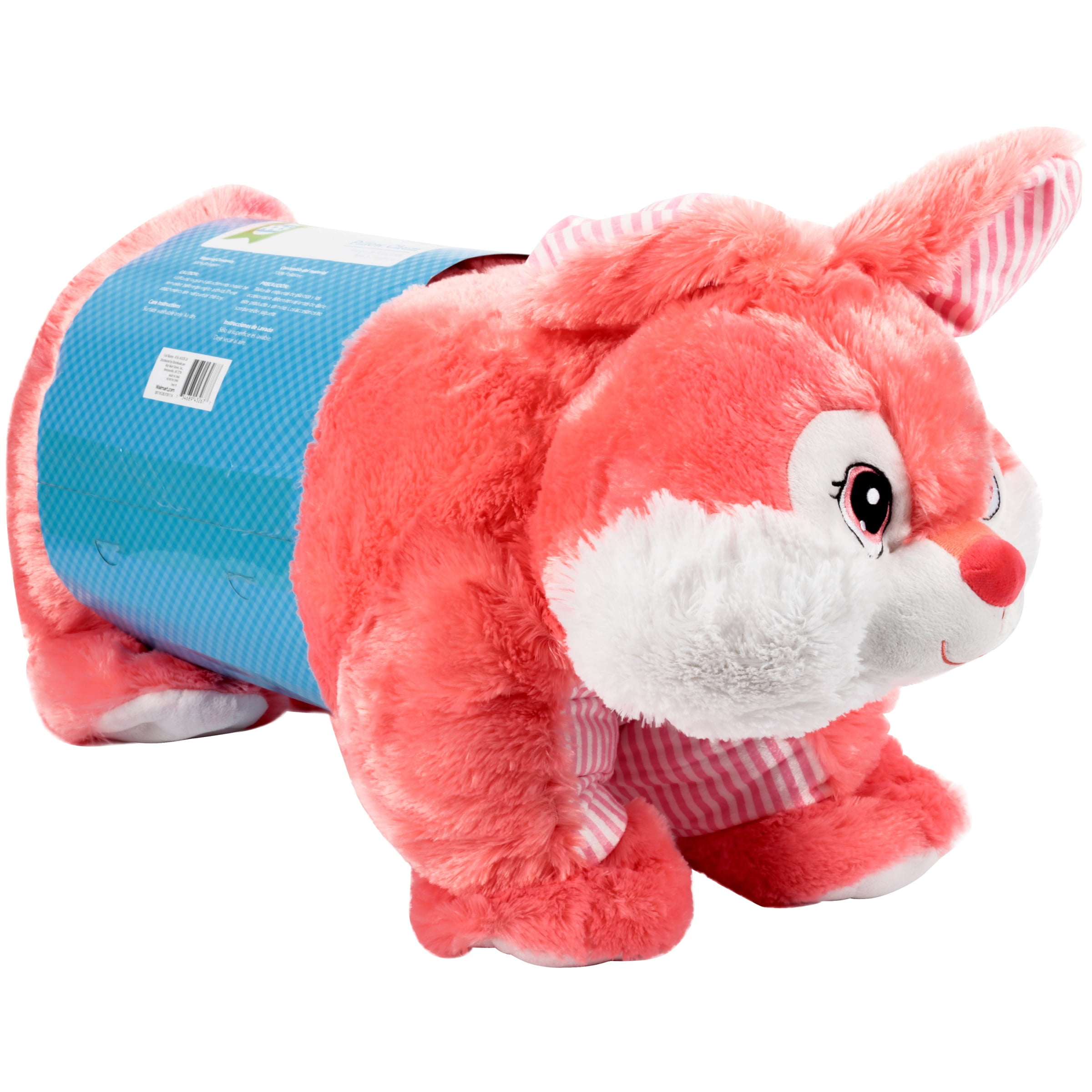 Kellytoy Pillow Chum Coral Bunny Walmart Com