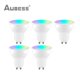 thumbnail image 1 of Aubess Tuya GU10 WiFi Smart Light LED Bulbs RGBCW 5W Dimmable Lamps Works, 1 of 5