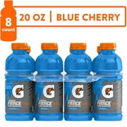 Gatorade Fierce Thirst Quencher Blue Cherry Sports Drink, 20 fl oz, 8 Count Bottles