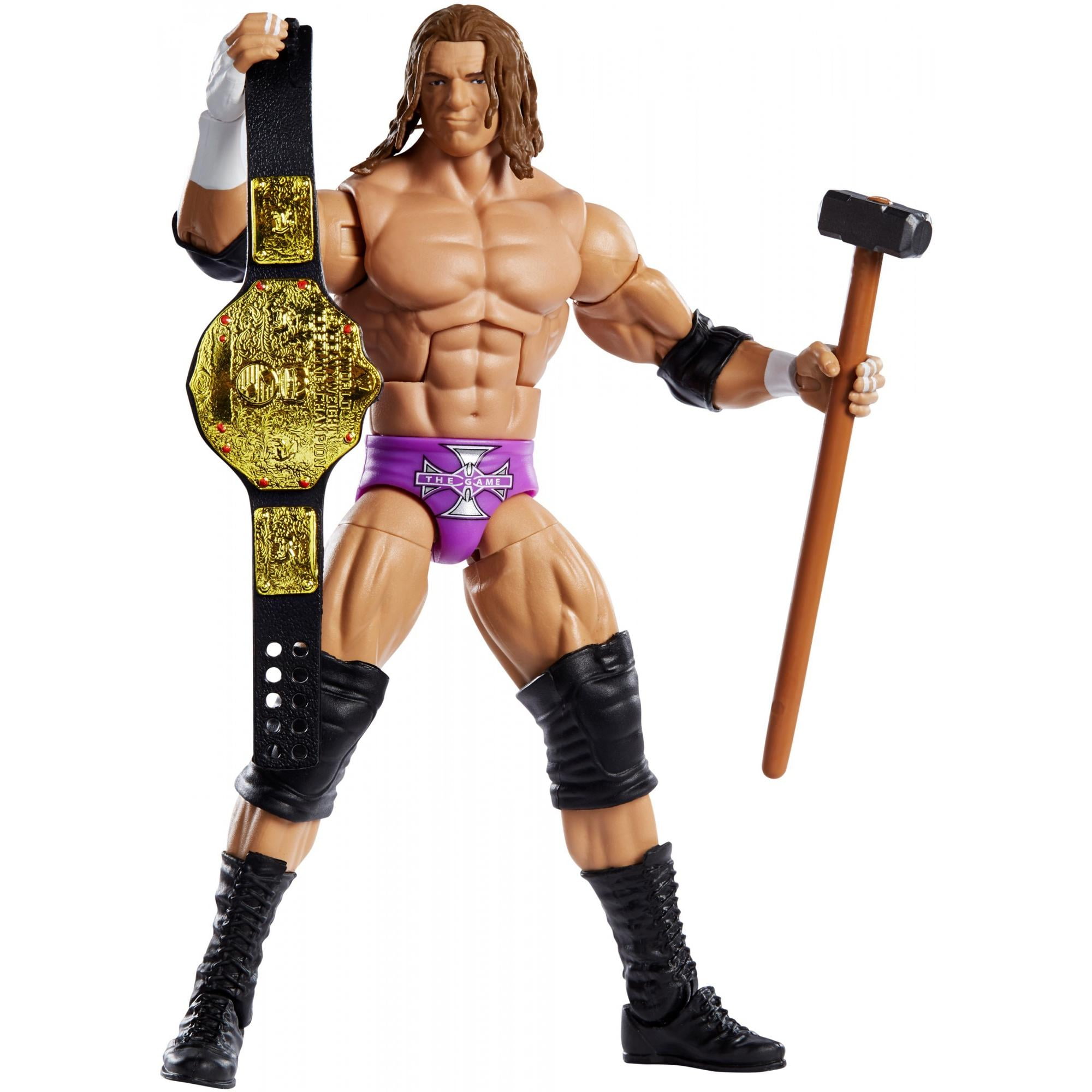 DAMAGE BOX WWE Wrestlemania Elite Triple H Wrestlemania 12 Action Figure 
