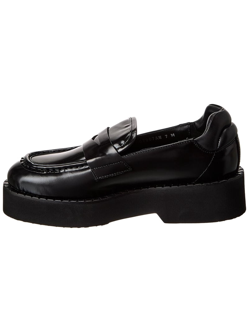 Aquatalia Marta Weatherproof Leather Loafer, 8, Black  display picture 2