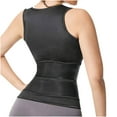 thumbnail image 4 of Workout Waist Trainer for Women with Straps Underbust Tummy Control Waist Cincher Sauna Weight Loss Vest, 4 of 5