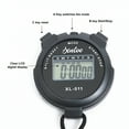 thumbnail image 2 of GJX 2026 New Digital Waterproof Stopwatch, Simple Basic Operation No Clock No Date Silent Clear Display Sport Stopwatch Timer for Swimming Running Referees, 2 of 6