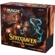 Wizards of the Coast Magic The Gathering Strixhaven Bundle 10 Draft Boosters (150 Magic Cards)   Accessories