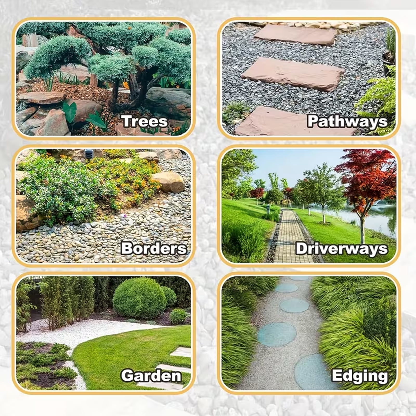 Mulch Glue 36OZ, covering adhesive for bonding stones, views, gardens, gravel, stones, leaves, bark, garden paths