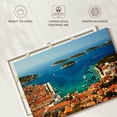 thumbnail image 6 of Elephant Stock Hvar Seaside Town Wall Art - Horizontal Canvas Wall Art - Living Room Wall Decor - Beach Canvas - Orange And Beige Decor - 51" x 34", 6 of 8