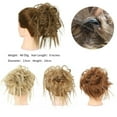 thumbnail image 4 of LHWEN Synthetic Messy Scrunchies Elastic Band Hair Updo Hairpiece Fiber Natural Beauty Salon Straight Hair Fun Lace Wavy Curls Braided Hair Synthetic Hair bohon Perfect for Party Everyday, 4 of 8