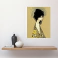 thumbnail image 2 of Klimt Style Woman in Multi Coloured Shawl Painting Large Wall Art Poster Print Thick Paper 18X24 Inch, 2 of 5