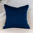 thumbnail image 2 of Funda de almohada decorativa Yangest, 50 x 50 cm, terciopelo a rayas, 2 of 5