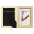 thumbnail image 4 of Gilded Toiletries IV - Framed Print w/glass - Natural Wood, 4 of 8
