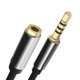 thumbnail image 3 of Auriculares Cable de extensión Aleación de aluminio Audio 3.5mm Altavoz macho a hembra Cable de 3 metros GeweYeeli EL2711-02, 3 of 7