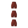thumbnail image 4 of Minnieouse Pantalones cortos sin costuras para mujer Pantalones deportivos Push Up Entrenamiento Fitness Parte inferior de cintura alta Ropa Type1 NO1, 4 of 6
