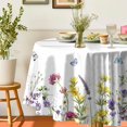 thumbnail image 3 of Nappe 60 Pouces Sans Plis Nappe Ronde Lavande pour Dîner, 3 of 5