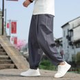 thumbnail image 5 of Men Fleece Jogger Sweatpants Cargo Joggers Pants Bottoms With Pockets Grey XXL, 5 of 5