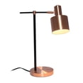 thumbnail image 2 of Simple Designs LT2074-RGD Lampe de Table en Métal, Or Rose, 2 of 4