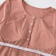 thumbnail image 5 of Camisón de media pantorrilla para mujer, color liso, cuello redondo, informal, moda, ropa para el hogar, camisón de media pantorrilla, falda de algodón para mujer, 5 of 5
