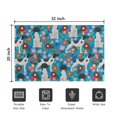 thumbnail image 5 of Dog with Pioneer Flower Door Rugs,Washable Non Slip Door Mats Indoor,Decorative Door Mats,Entry Mat Indoor for Entrance,Bedroom,Kitchen,Bathroom,20"x32", 5 of 6