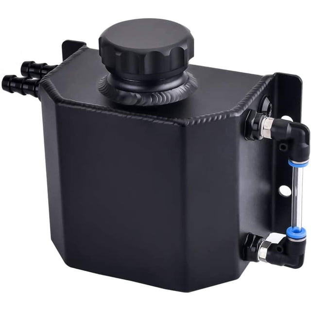 GFDYREE Overflow Tank,Coolant Radiator Tank,Reservoir Expansion,Universal 1L Aluminum