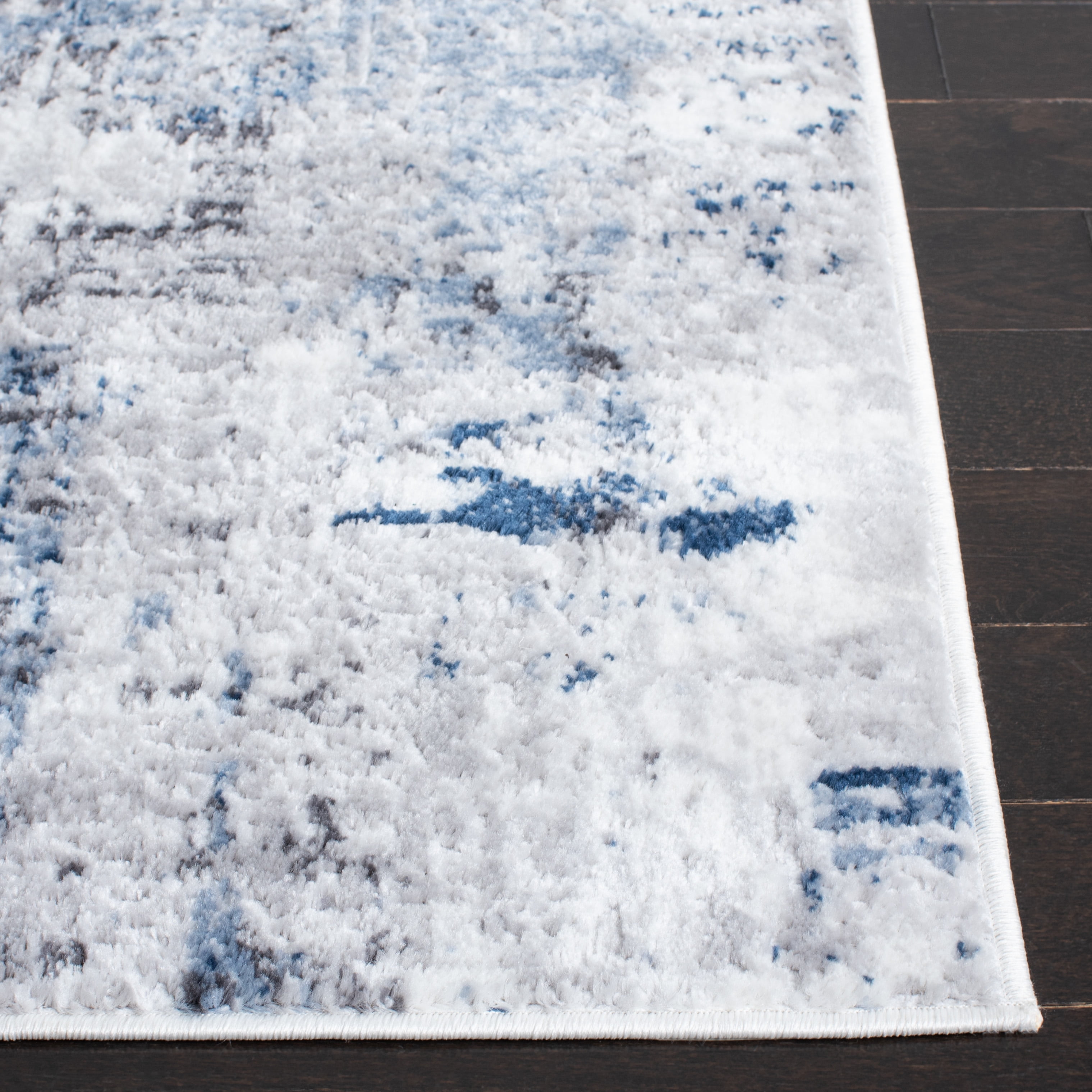 SAFAVIEH Amelia Boyce Abstract Area Rug, Gray/Light Blue, 6' x 9'