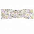 thumbnail image 1 of Pastel Headband, Illustration of Christmas Elements Ornaments Presents Tree Cookies, Elastic and Soft Women's Bandana for Sports and Everyday Use, Grey Red Coconut, by Ambesonne, 1 of 3