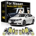 thumbnail image 2 of Para Nissan Sentra 2007 2010 2011 2012 2013 2014 2015 2016 2017 2018 2019 Luz LED interior del coche Canbus Lámpara de matrícula interior, 2 of 5