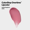 thumbnail image 5 of (3 pack) Revlon ColorStay Overtime Longwearing Gloss Lipstick with Vitamin E, 005 Infinite Raspberry, 0.07 fl oz, 5 of 10