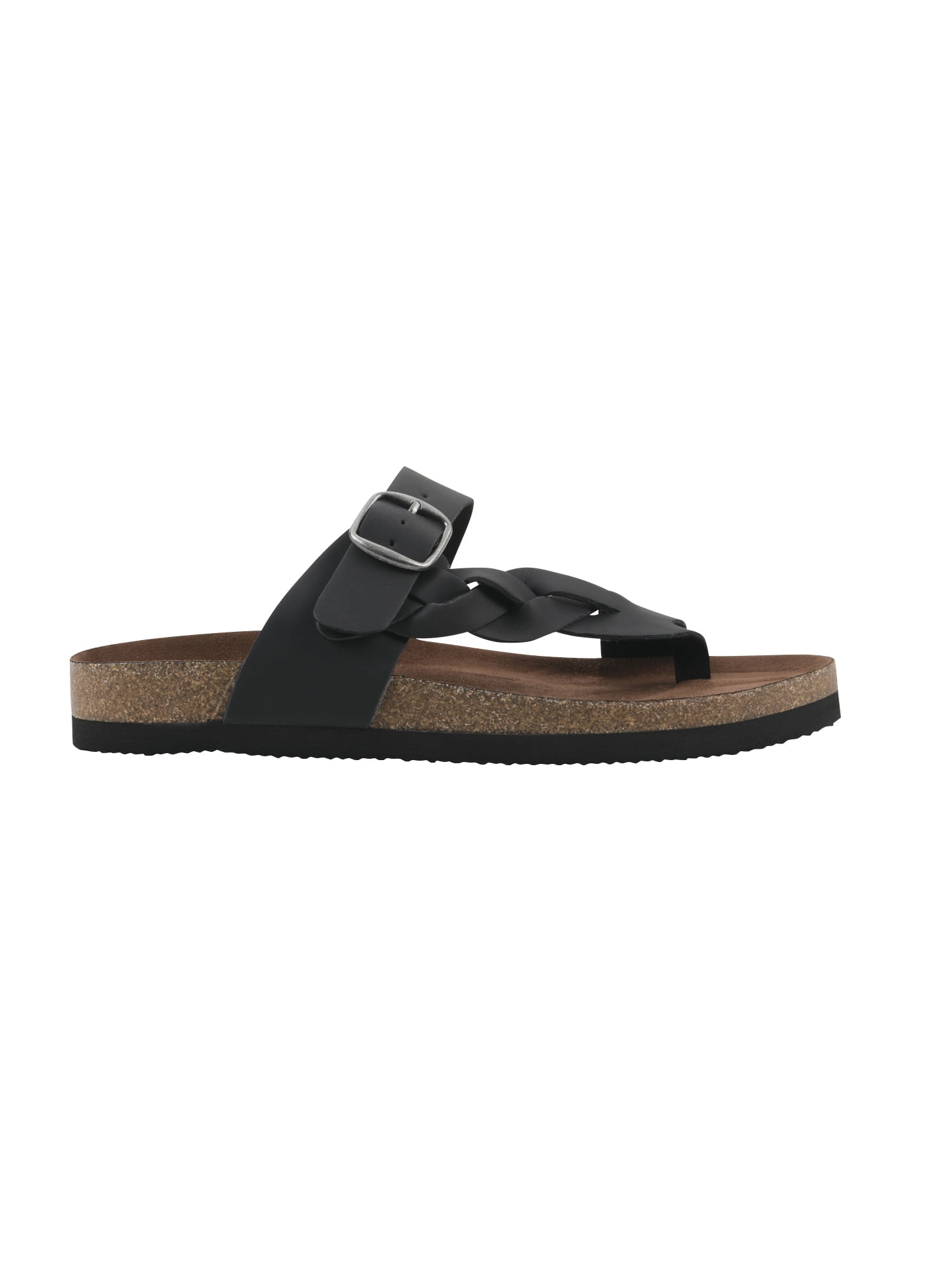 Mountain Sole Women's Braided Footbed Comfort Sandal