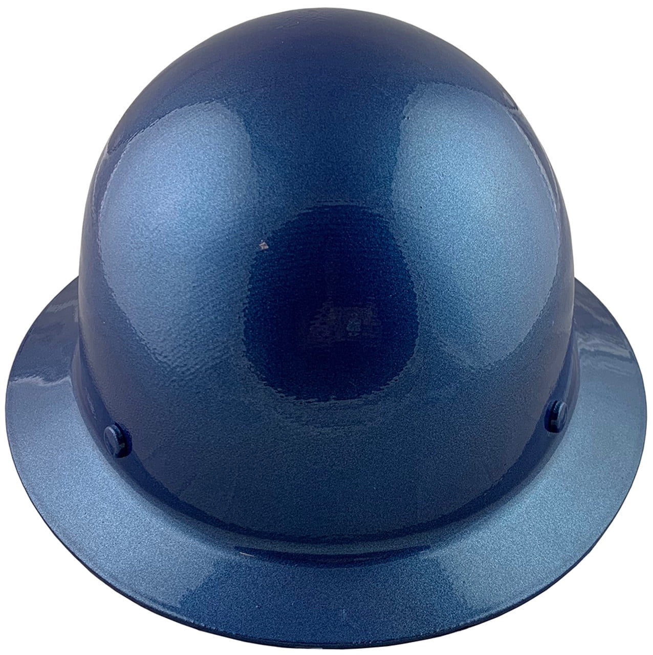 MSA Skullgard Full Brim Hard Hat with FasTrac III Ratchet Suspension - Metallic Blue