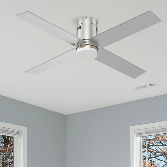 Uforic 52" Ceiling Fan with Light and Remote Control with Reversible 4 Blades, 3 Adjustable Color Temperatures