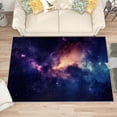 thumbnail image 4 of 2x3 Rug, Galaxy Door Mat Washable Non Slip Soft for Entryway, Outer Space Nebula Rug, Universe Carpet, Galaxy Home Decor & Gifts, 4 of 7