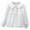 Beige1, variant on PIOMLL Graphic Tees for Girls Long Sleeve Party Blouses Elegant Ruffled Button Down School White Going Out Fall Tops 11-12 Years
