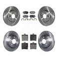 thumbnail image 1 of Transit Auto Front Rear Disc Brake Rotors and Ceramic Pads Kit for Car Mercedes-Benz SLK280 SLK300 Without Sport Package K8T-101146, 1 of 11
