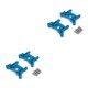 thumbnail image 1 of Vogacara Tablero de amortiguador de metal Control remoto Coche 1:18 Repuestos de vehículos Reemplazo de modificación para Wltoys A949 A959 A969 A979 Azul 2piezas Vogacara CBP214590, 1 of 6