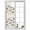 Beige, variant on Farmhouse Dandelion Window Privacy Film, Spring Modern Country Flower Black Beige Static Cling UV Sun Blocking Heat Control Window Tint Day and Night, Non-Adhesive One Way Privacy Cover 35.4''x78.7''